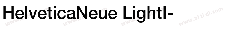 HelveticaNeue LightI字体转换